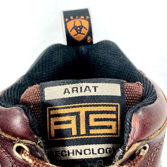 Ariat Boots ATS Terrain Endurance Hiking Brown Leather 8.5 Womens Work Gorpcore - Picture 3 of 16